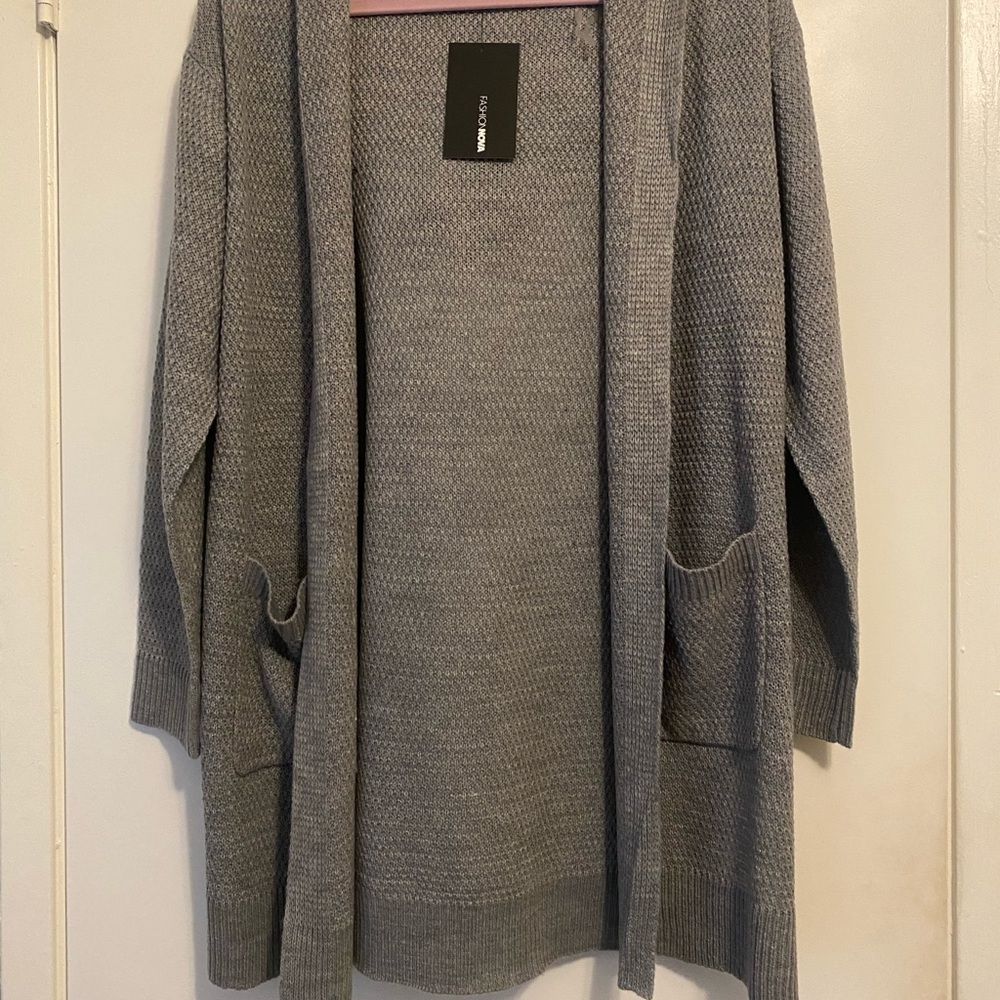 NWT grey sweater